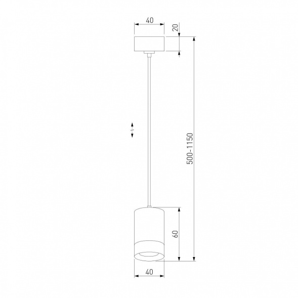 Подвесной светодиодный светильник Eurosvet Piccolo 50248/1 LED золото