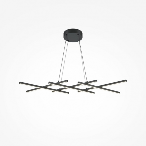 Подвесной светодиодный светильник Maytoni Halo MOD244PL-L50BK