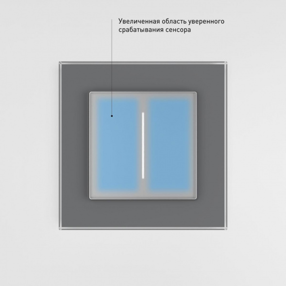 Сенсорный диммер Werkel с подсветкой серебряный W3443106 4690389195440