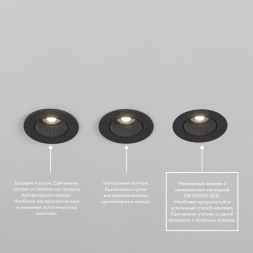 Основание для встраиваемого светильника Denkirs для DK3020/61 DK3020/61-SCB