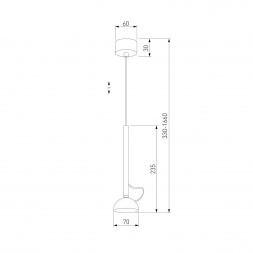Подвесной светодиодный светильник Elektrostandard Join 50313 LED a068614