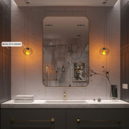 Подвесной светильник Crystal Lux Beleza SP1 E Chrome