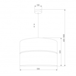 Подвесной светильник TK Lighting 534 Hilton