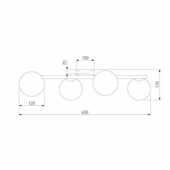 Потолочная люстра TK Lighting 5769 Estera Wood