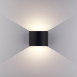 Уличный настенный светодиодный светильник Elektrostandard 1518 Techno LED Blade черный a038828