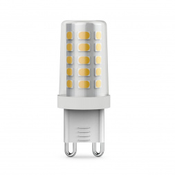 Лампа светодиодная Gauss G9 3,5W 3000К прозрачная 107009105