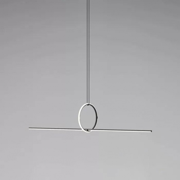 Подвесной светодиодный светильник iLedex Zoom 10339P/A2-35W-3000K BK-WH