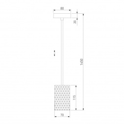 Подвесной светодиодный светильник Eurosvet Bonaldo 50247/1 Led золото