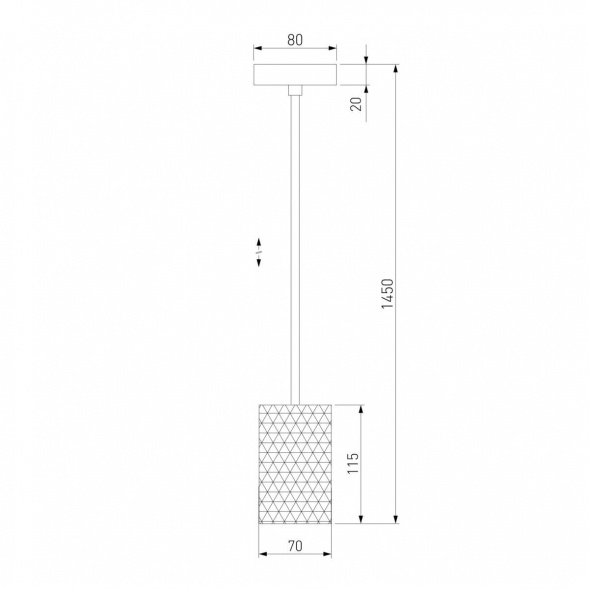 Подвесной светодиодный светильник Eurosvet Bonaldo 50247/1 Led золото