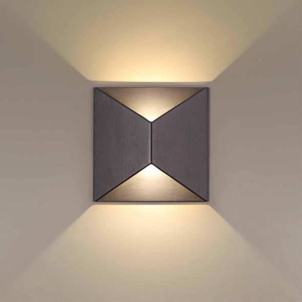 Уличный настенный светодиодный светильник Odeon Light Hightech Tibro 3907/10WL