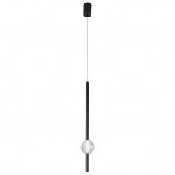 Подвесной светодиодный светильник Crystal Lux Elvira SP8W LED 4000K BLACK