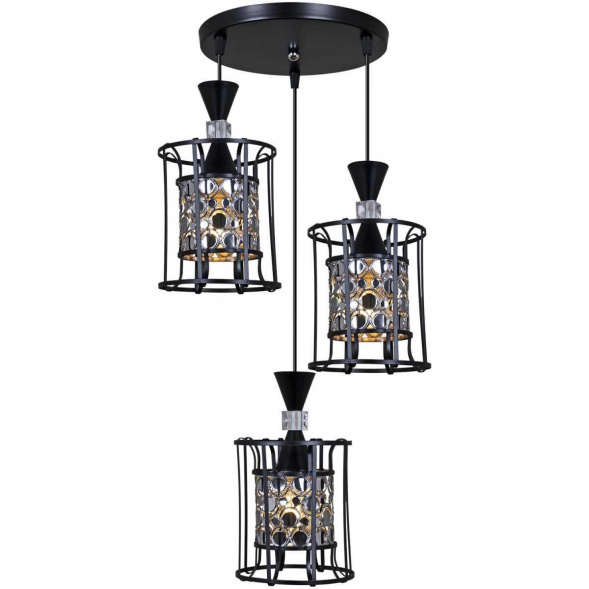 Потолочный светильник Reluce 05362-0.9-03 BK+CH