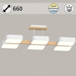 Светильник потолочный Reluce 03359-0.3-06 WH+WOOD