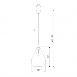 Подвесной светильник TK Lighting 4322 Fuente