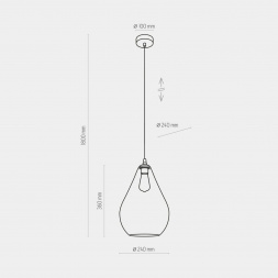 Подвесной светильник TK Lighting 4322 Fuente