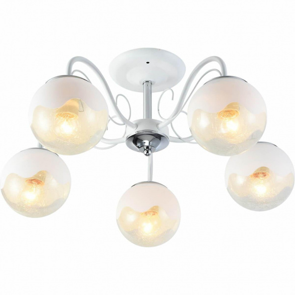 Потолочная люстра Reluce 01326-0.3-05 WH+CR