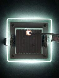 Встраиваемый светодиодный светильник Elvan VLS-705SQ-6W-WW-Wh