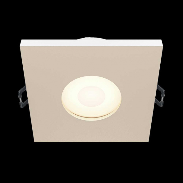 Встраиваемый светильник Maytoni Technical DL083-01-GU10-SQ-W