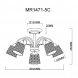 Потолочная люстра MyFar Luiza MR1471-5C