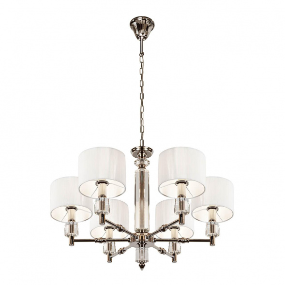 Подвесная люстра iLamp Alexa P2404-6 Nickel