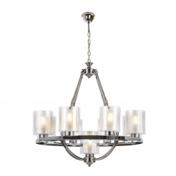 Подвесная люстра Lumina Deco Santini LDP 1220-9 CHR+WT