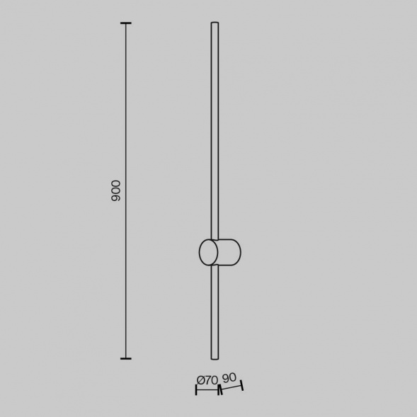 Настенный светодиодный светильник Maytoni Light Stick MOD237WL-L11B3K