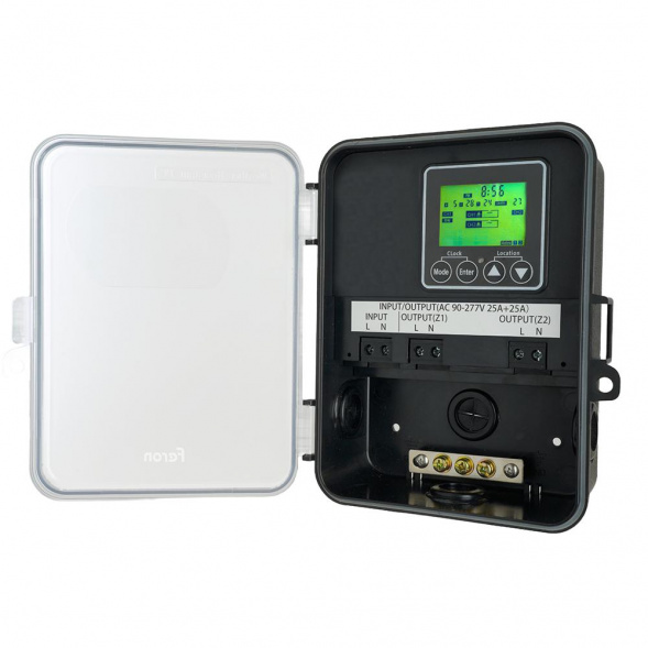 Таймер (реле времени) Feron TM101 13800W двухзонный