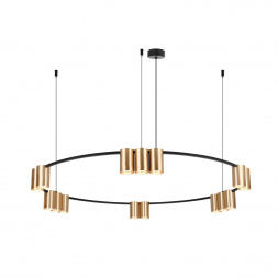 Подвесная люстра Denkirs Orbit DK4067-BK+SG