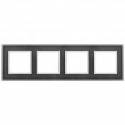 Рамка 4-постовая ЭРА Elegance 14-5104-00 Б0034523
