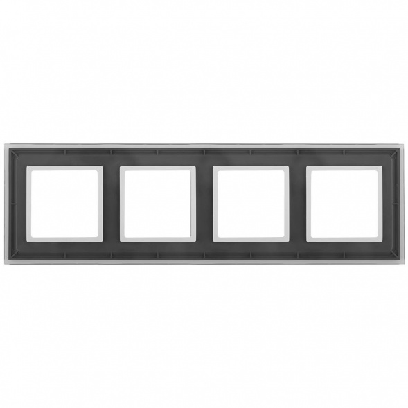 Рамка 4-постовая ЭРА Elegance 14-5104-00 Б0034523
