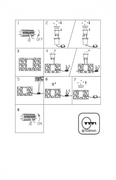 Ландшафтный светильник Lucide Biltin 11800/01/12
