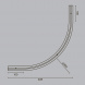 Коннектор радиусный Maytoni Technical Accessories for tracks Levity TRA184-R600-12B