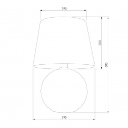 Настольная лампа TK Lighting 5591 Santana Ecru