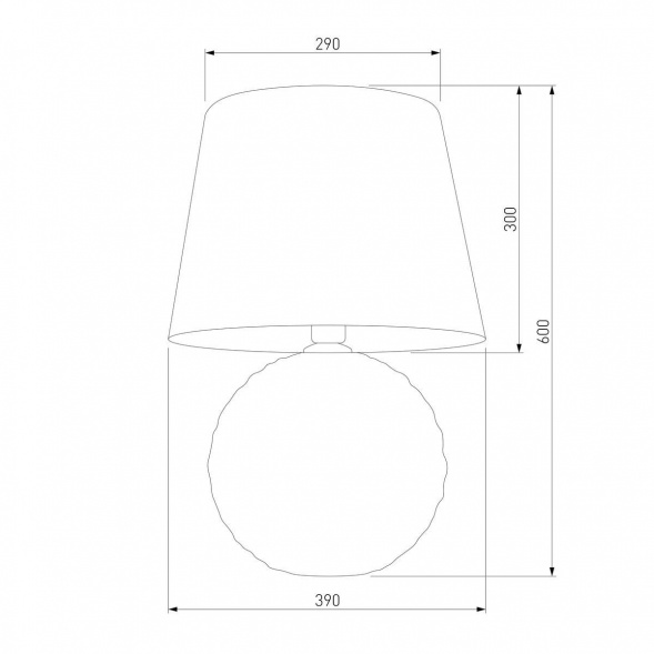 Настольная лампа TK Lighting 5591 Santana Ecru