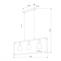 Подвесная люстра TK Lighting 4146 Hydria