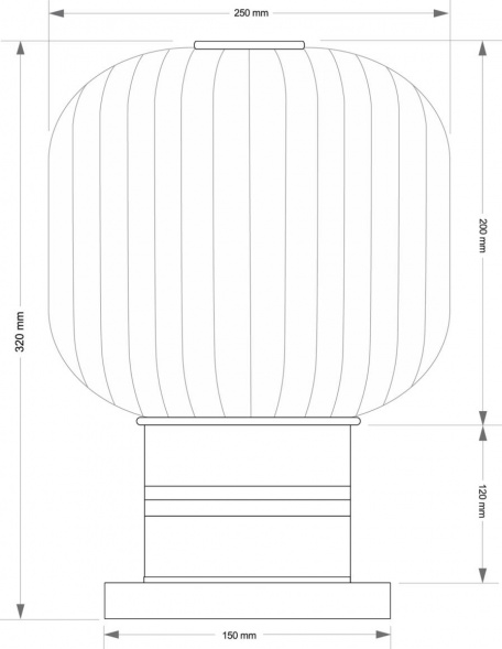 Настольный светильник KUTEK ALBA ALB-LN-2(ZM)