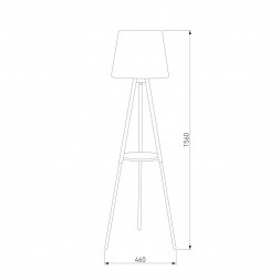 Торшер TK Lighting 698 Vaio White