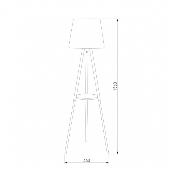 Торшер TK Lighting 698 Vaio White