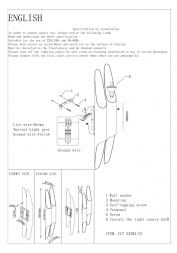 Настенный светильник Crystal Lux CLT 332W4-V2 BL-GO