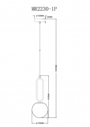 Подвесной светильник MyFar Pierre MR2230-1P