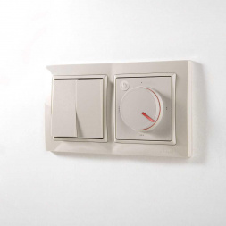 Выключатель двухклавишный Werkel слоновая кость W1120003 4690389155604