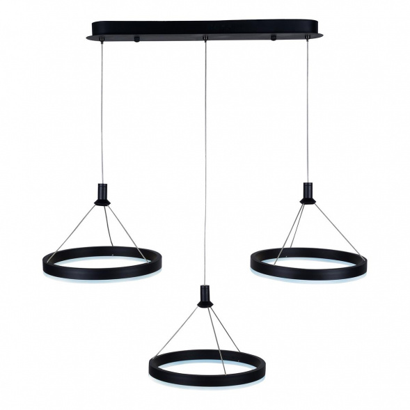 Подвесной светодиодный светильник iLedex Libra D075-3 BK