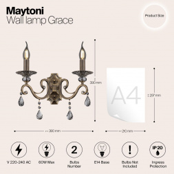Бра Maytoni Grace RC247-WL-02-R