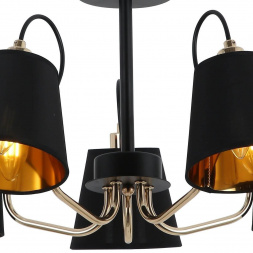 Потолочная люстра Illumico IL6120-5COU-79 BK GD