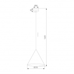 Подвесной светильник TK Lighting 6651 Cono