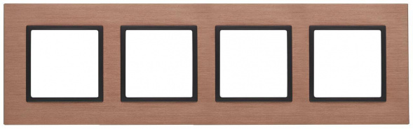 Рамка 4-постовая ЭРА Elegance 14-5204-14 Б0034562