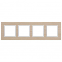 Рамка 4-постовая ЭРА Elegance 14-5304-01 Б0049151