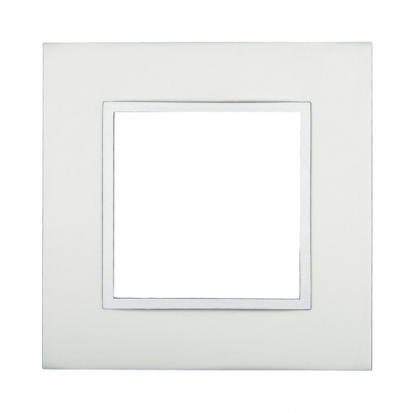 Рамка LK Studio 1-постовая из натурального анодированного алюминия LK45 854123-1