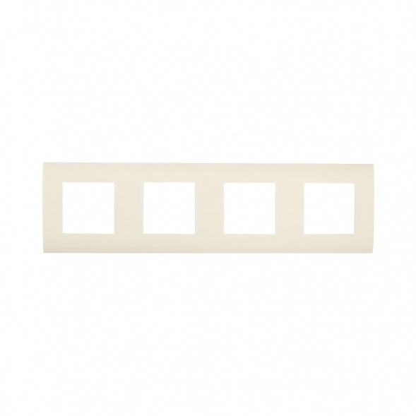 Рамка LK Studio 4-постовая (бежевый) LK45 854401-1