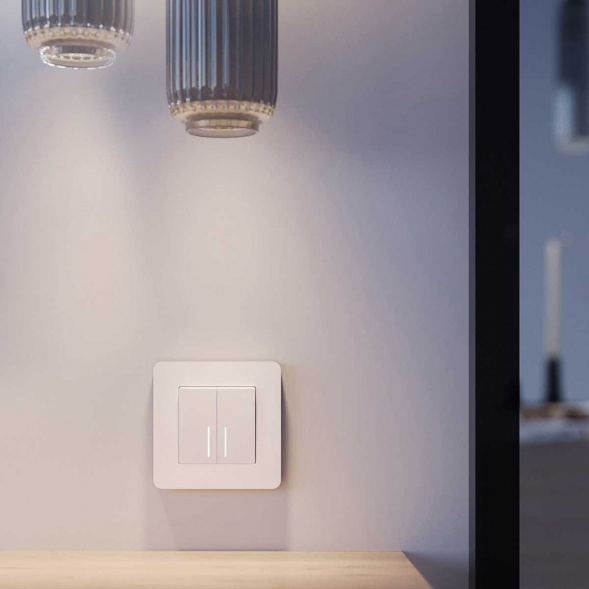 Рамка Werkel Split на 1 пост белый/черный W0013068 4690389208218